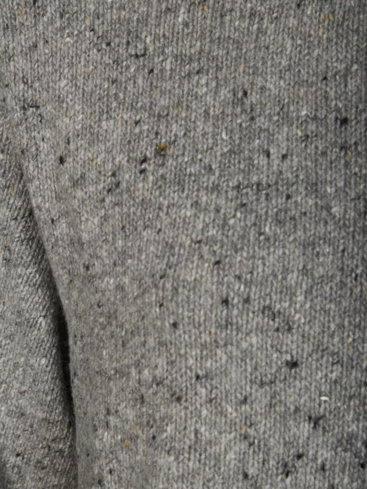 Daniele Fiesoli Speckled Crew Neck Long Sleeve Sweater