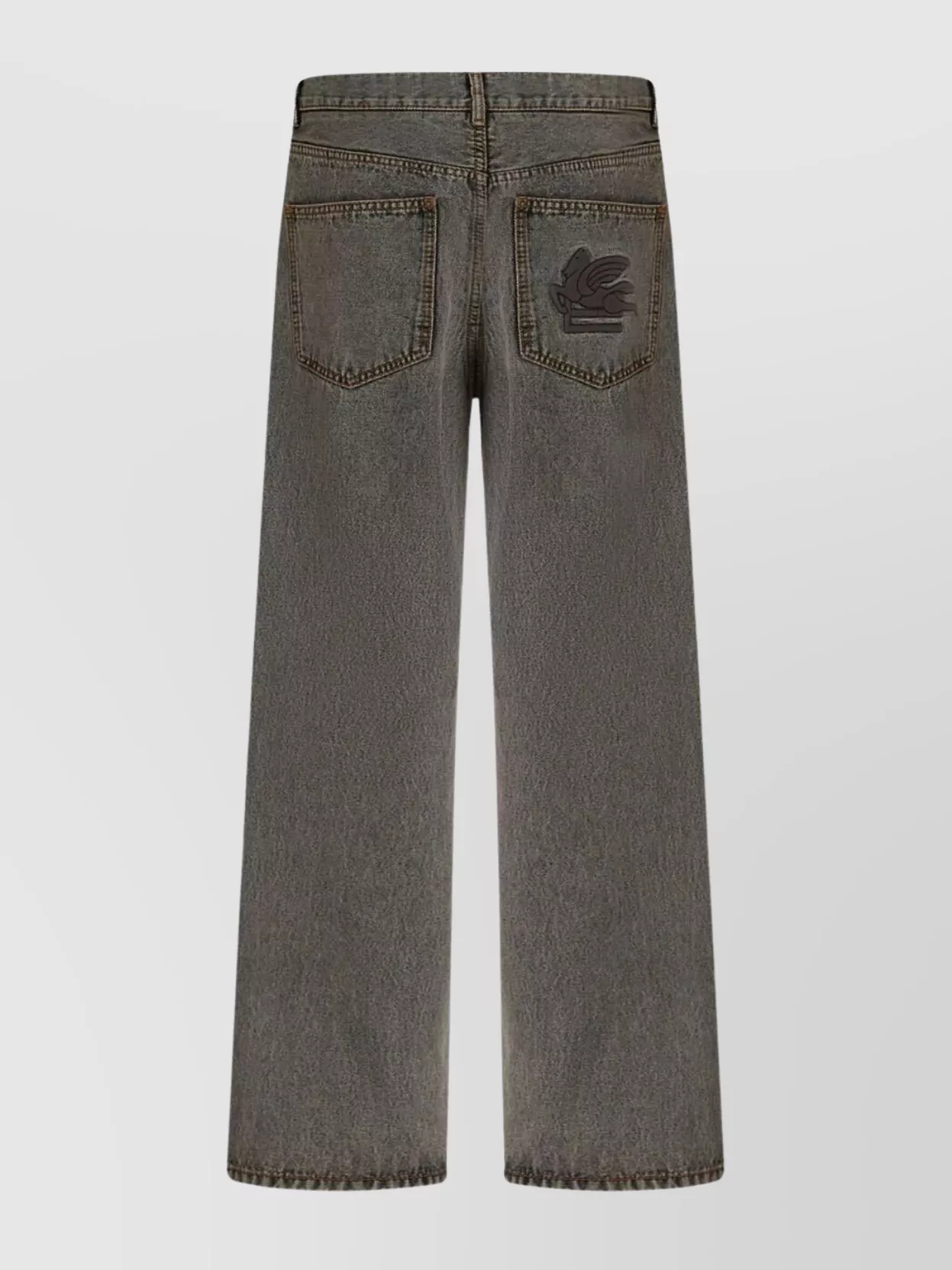 Etro Wide Leg Five-Pocket Denim Trousers