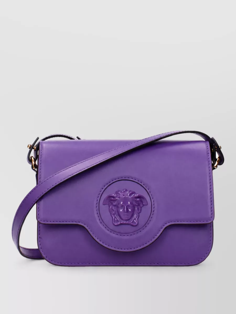 Versace greca goddess leather shoulder bag