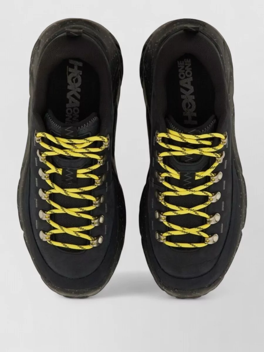 Hoka leather tor summit lace-up sneakers