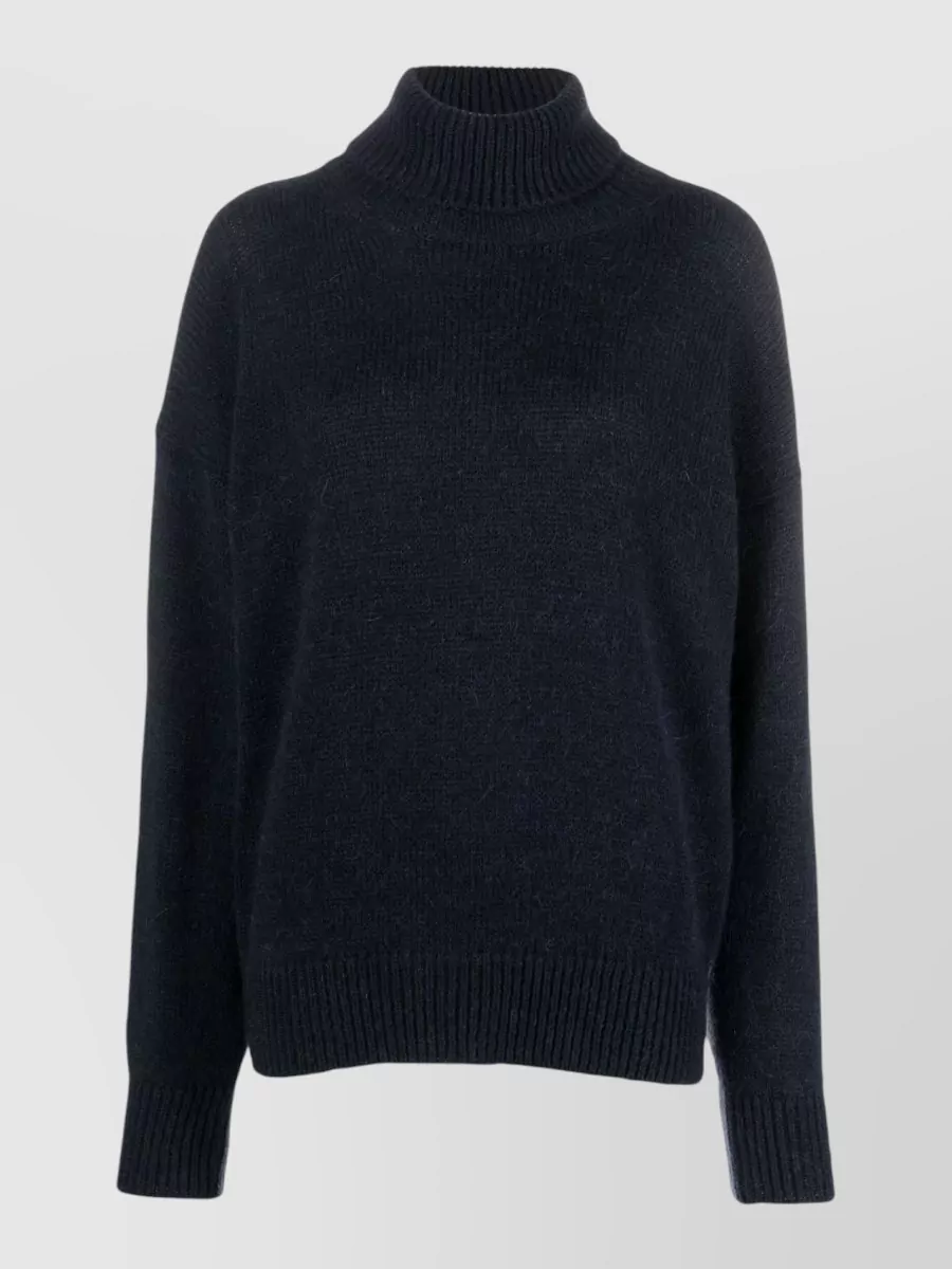 Alysi Two-tone turtleneck jumper