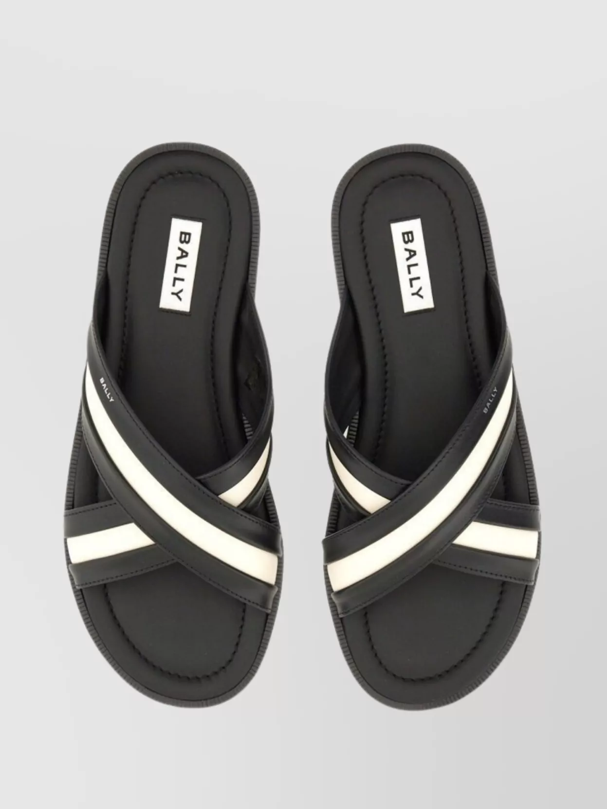 Bally Cross Strap Flat Sole Open Toe Sandals