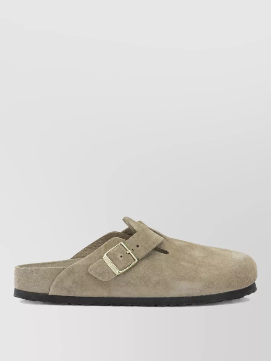 Birkenstock Suede Leather Clogs