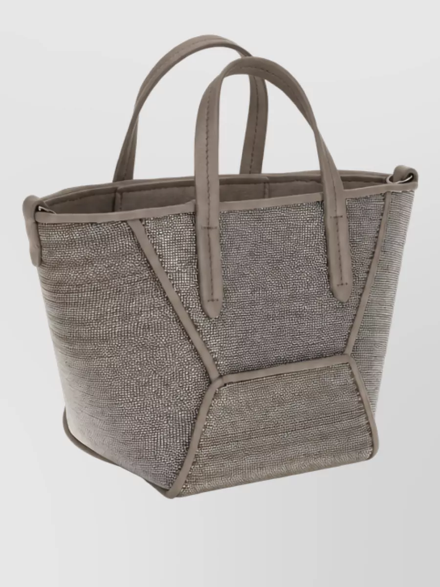 Brunello Cucinelli Na Leather Tote Bag