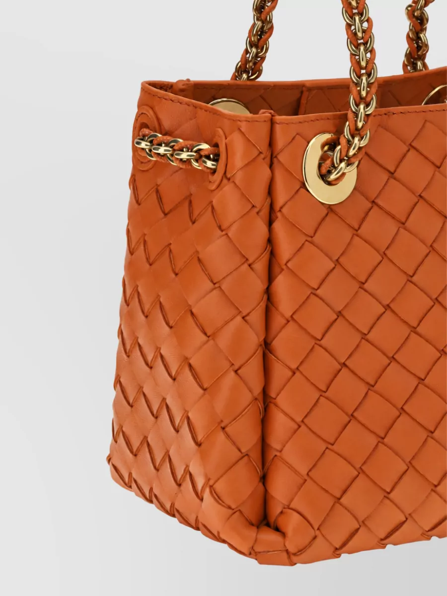 Bottega Veneta Parachute Small Leather Tote Bag