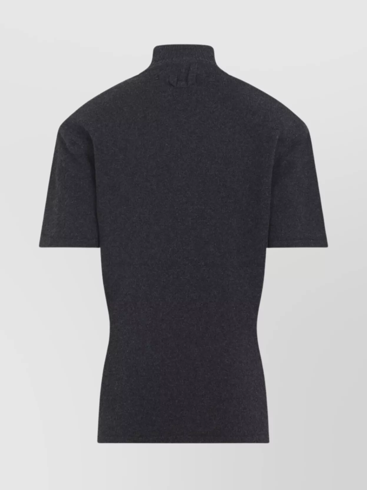 Jacquemus Castagna Knitted Short-sleeved Sweater In Blue