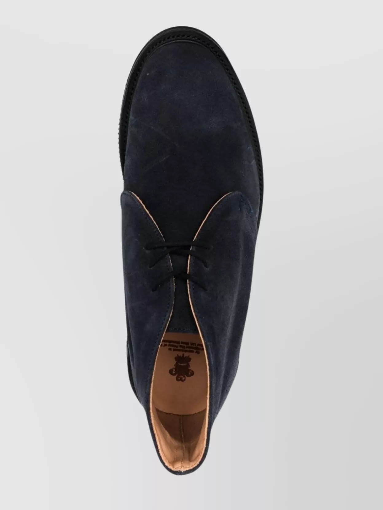 Tricker's Lace-Up Suede Round Toe Ankle Boots