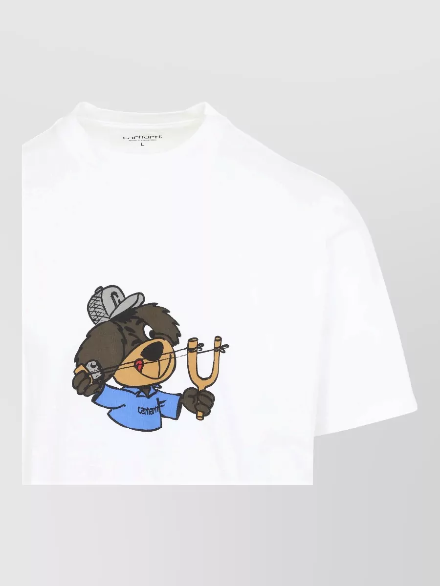 Carhartt Wip logo print relaxed fit cotton t-shirt
