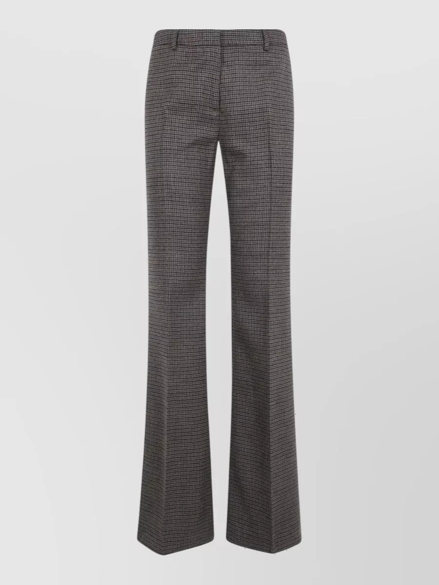 Etro flared wool suit trousers