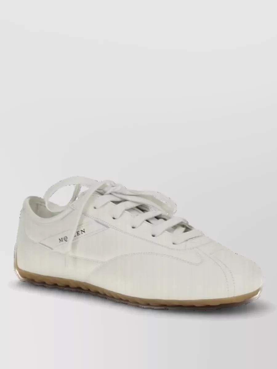 Alexander McQueen leather lace-up sneakers