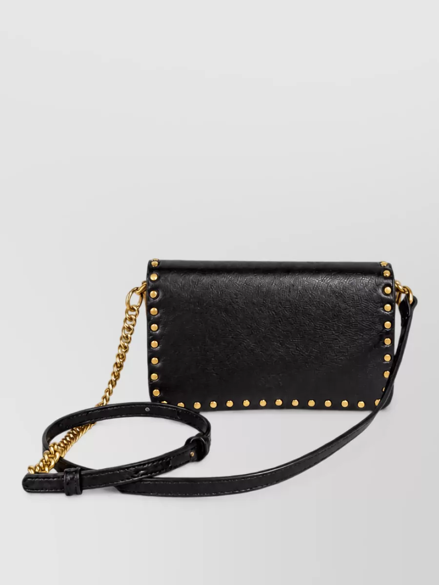 Pinko Love Bag One Leather Clutch Bag