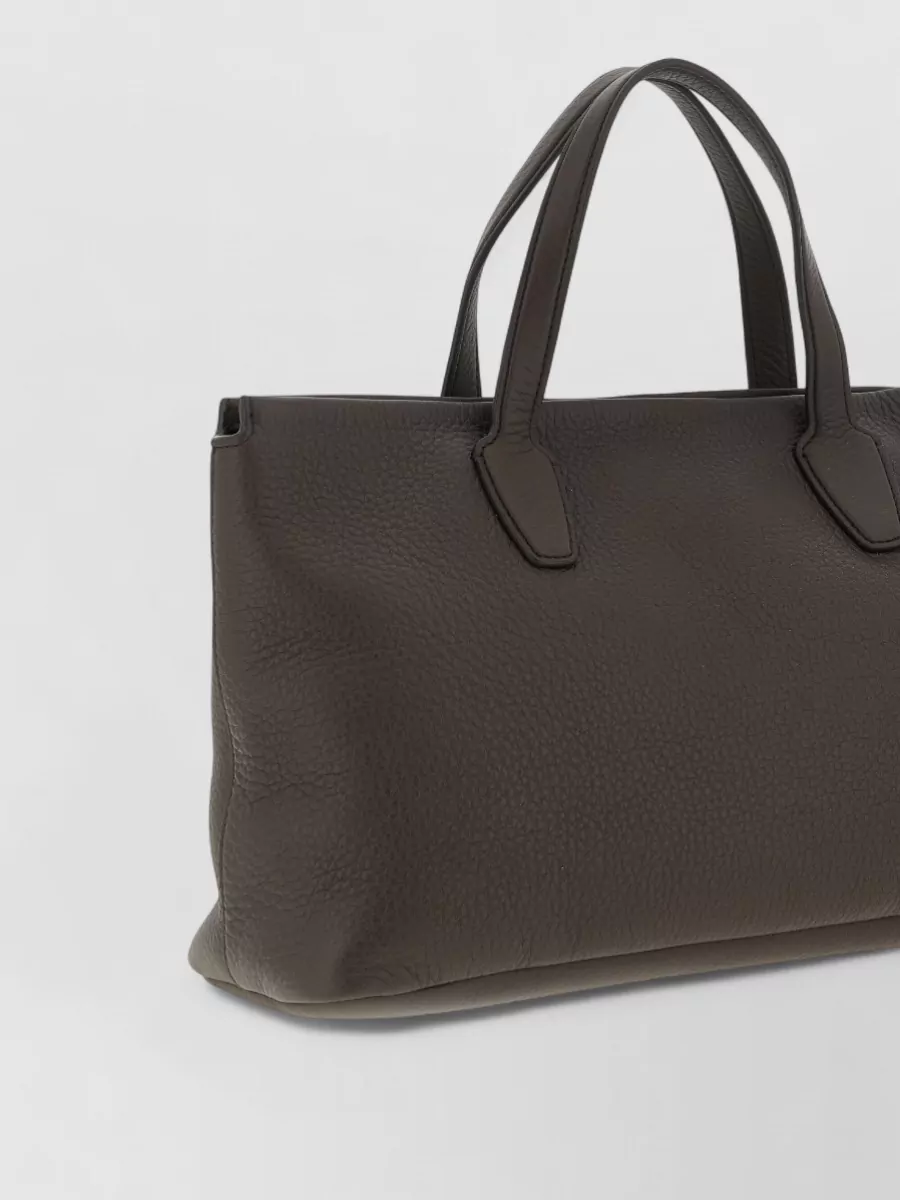 The Row Marcel Tote Bag Dual Handles Leather