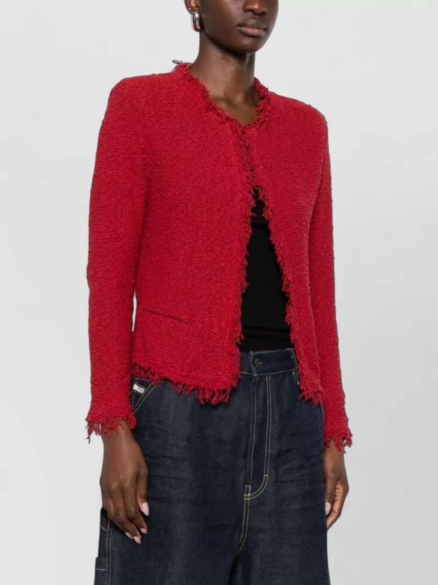 Iro Shavani Cotton Jacket Long Sleeves Pockets