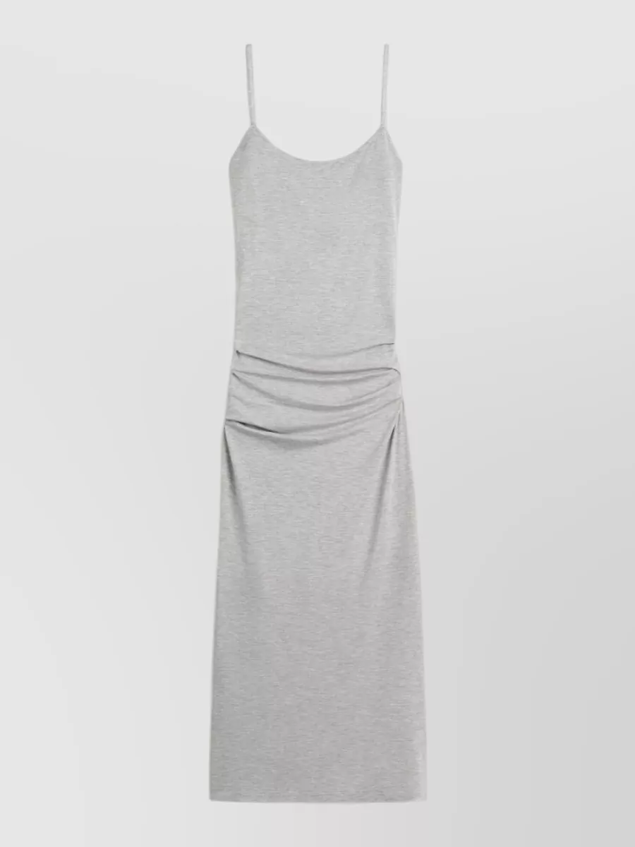 Totême draped sleeveless midi dress