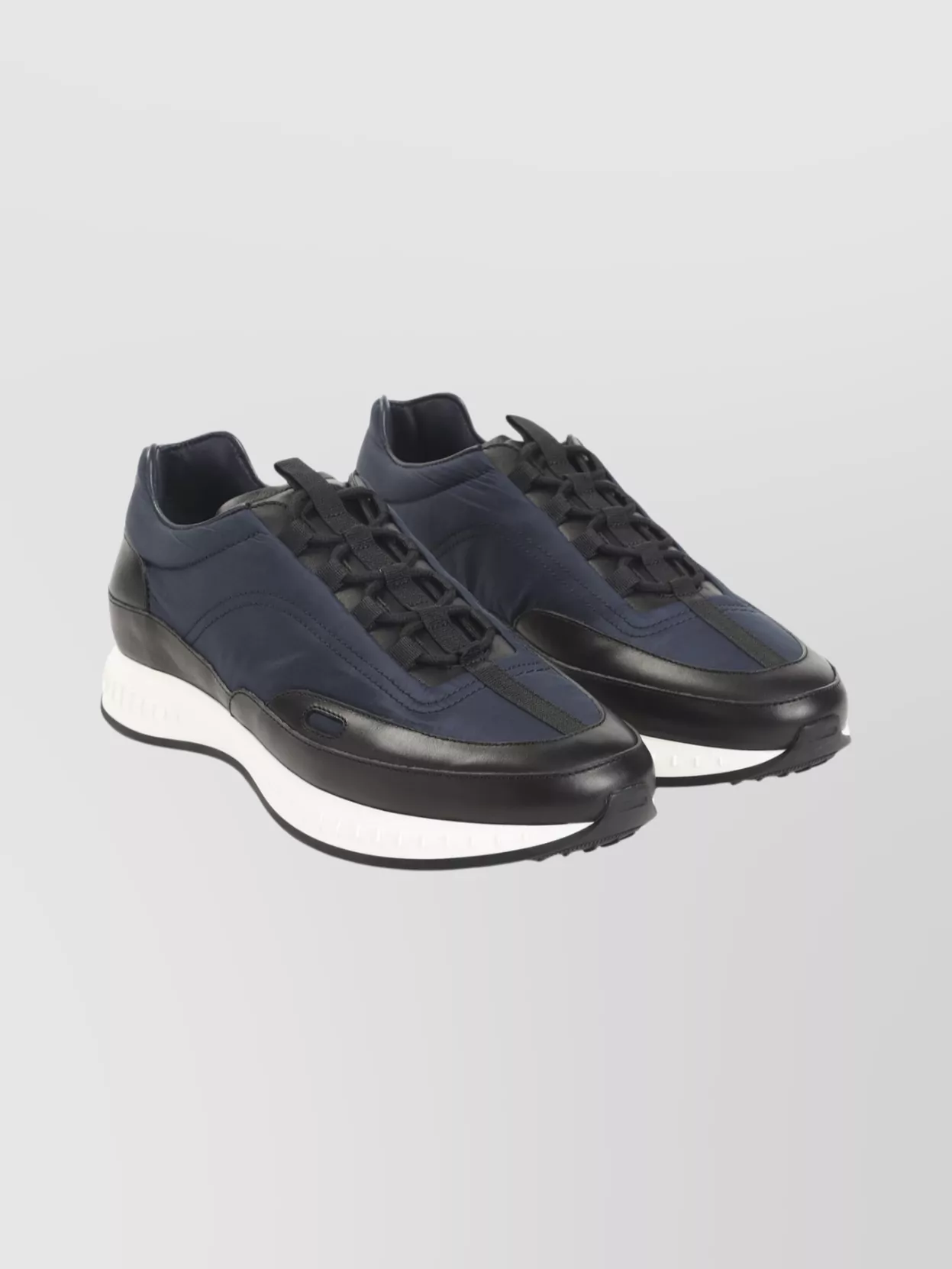John Lobb Stylish Sneakers With Contrast Sole And Pull Tab In Blue