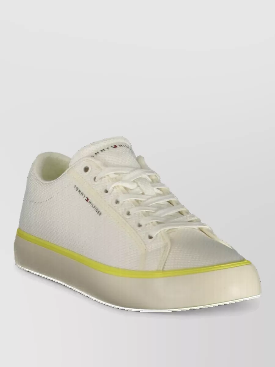 Tommy Hilfiger leather lace-up sneakers