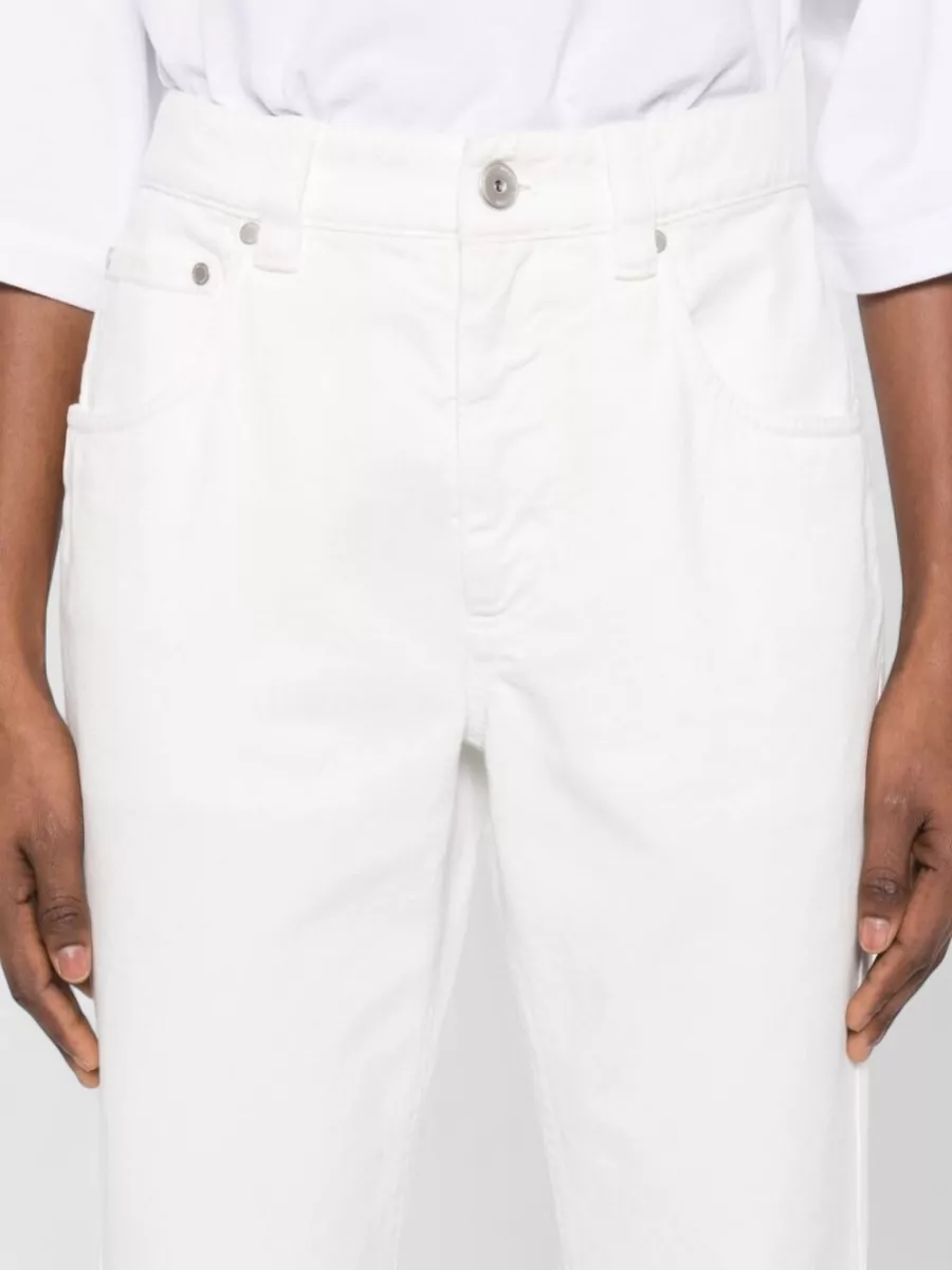 Brunello Cucinelli Cotton Cropped Trousers