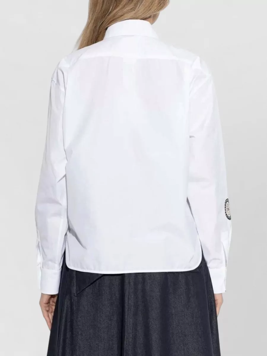Max Mara Appliqué Long-Sleeve Shirt