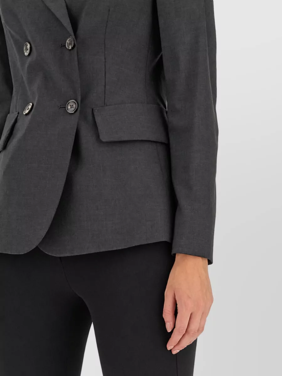Max Mara Virgin Wool Double-Breasted Blazer