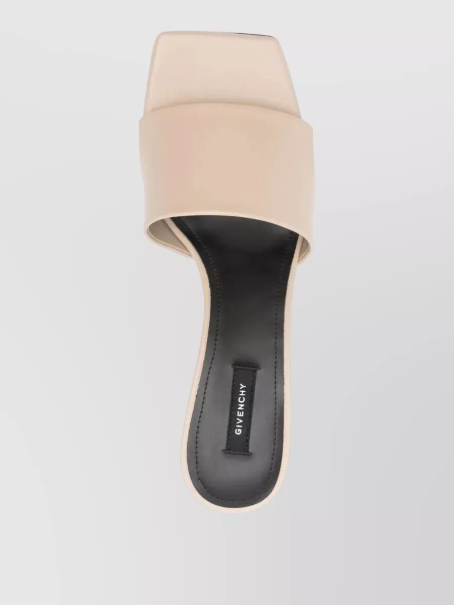 Givenchy Tape Heeled Leather Mules