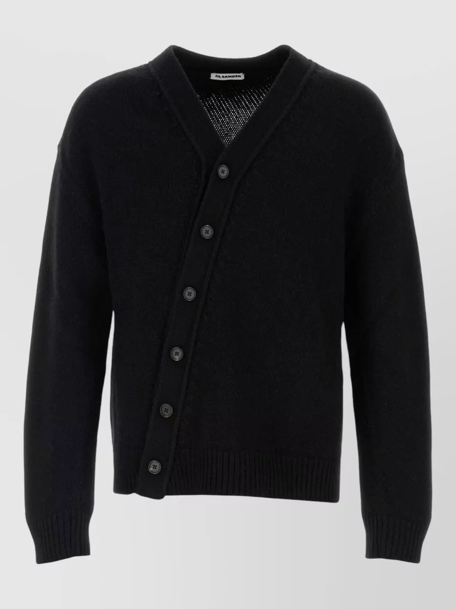 Jil Sander cashmere wool cardigan