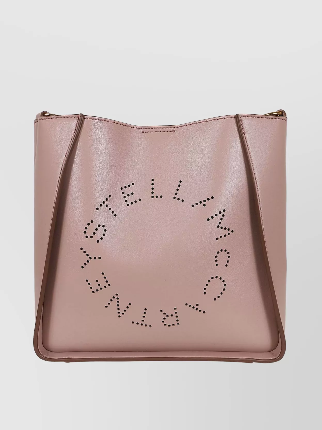 Shop Stella Mccartney Stella Compact Shoulder Bag Transform Mat In Cream