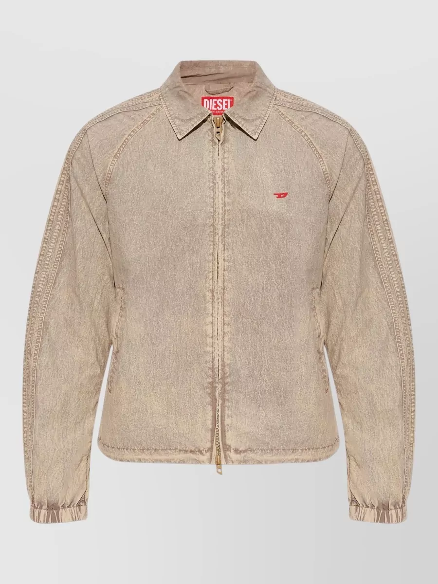 Diesel nylon single-breasted jacket