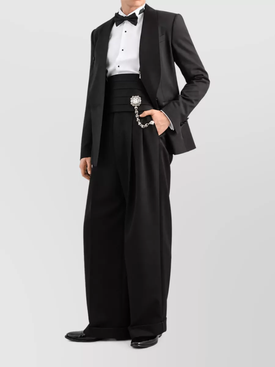 Dolce&Gabbana Silk Double-Breasted Jacket