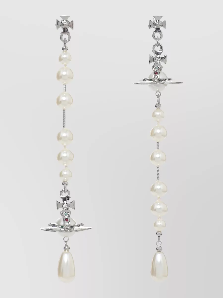 Vivienne Westwood pearl drop earrings