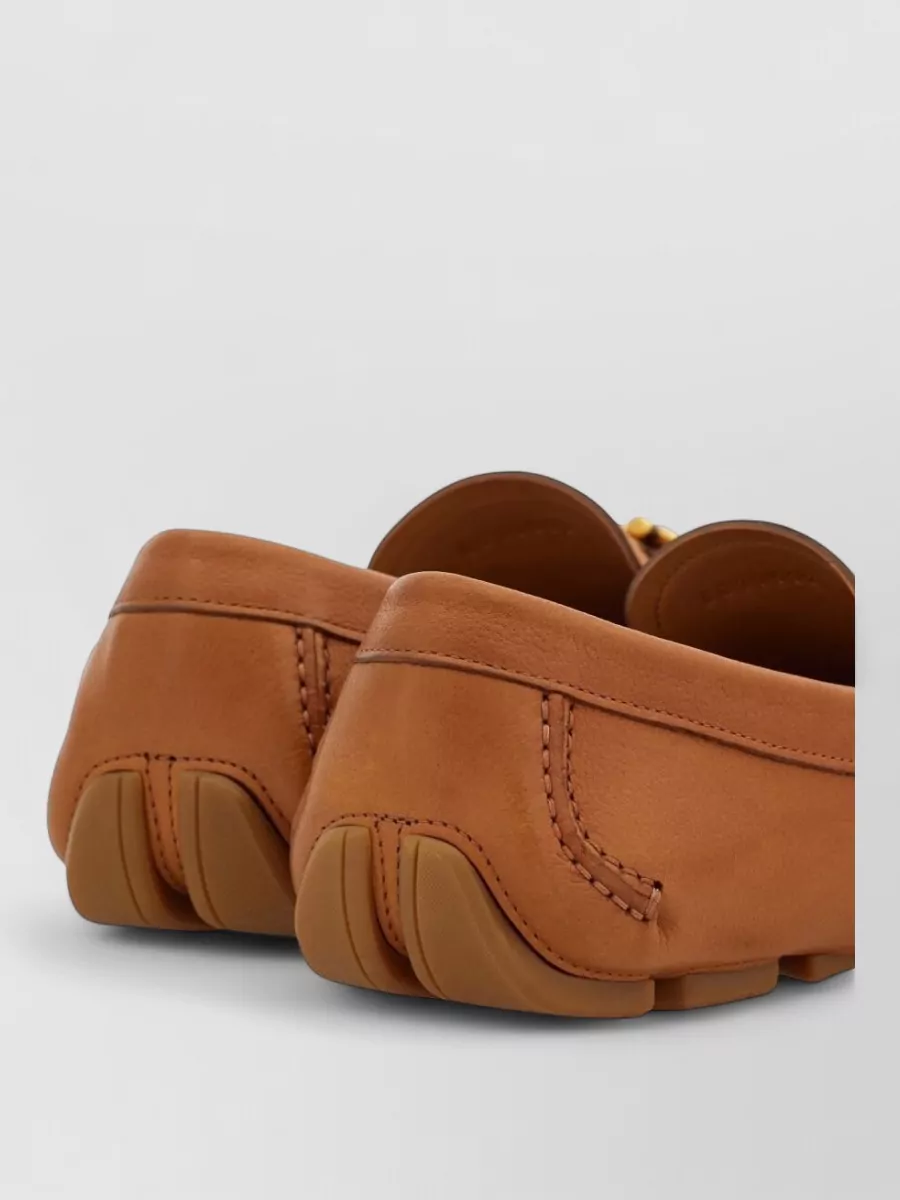 Ferragamo Leather Driver Shoes