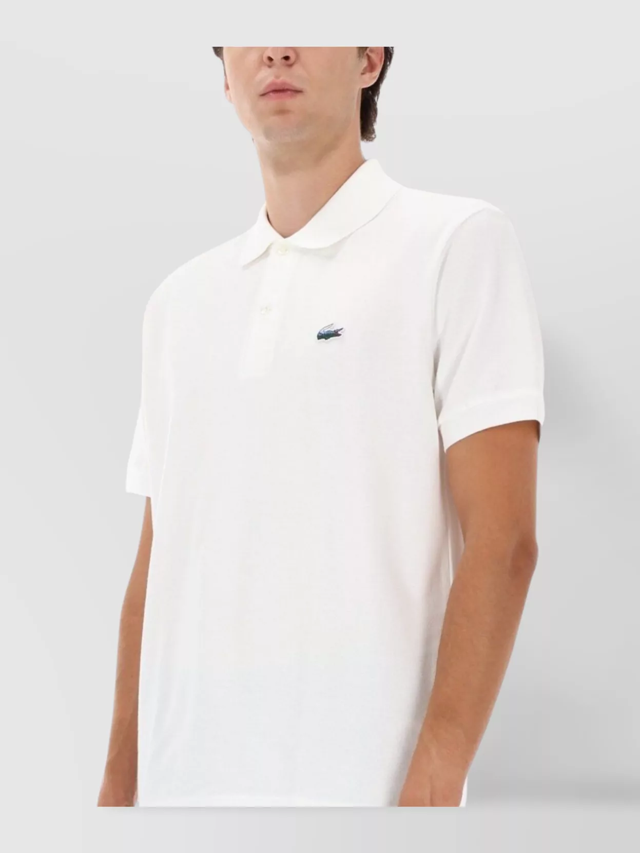 Lacoste Polo Shirt With Short Sleeves And Collar