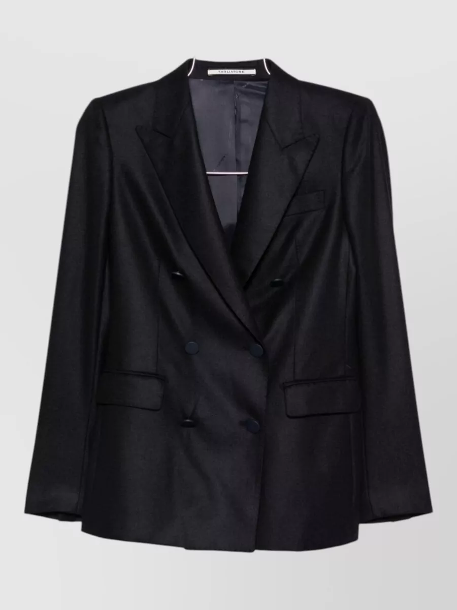 Tagliatore Wool double-breasted suit jacket