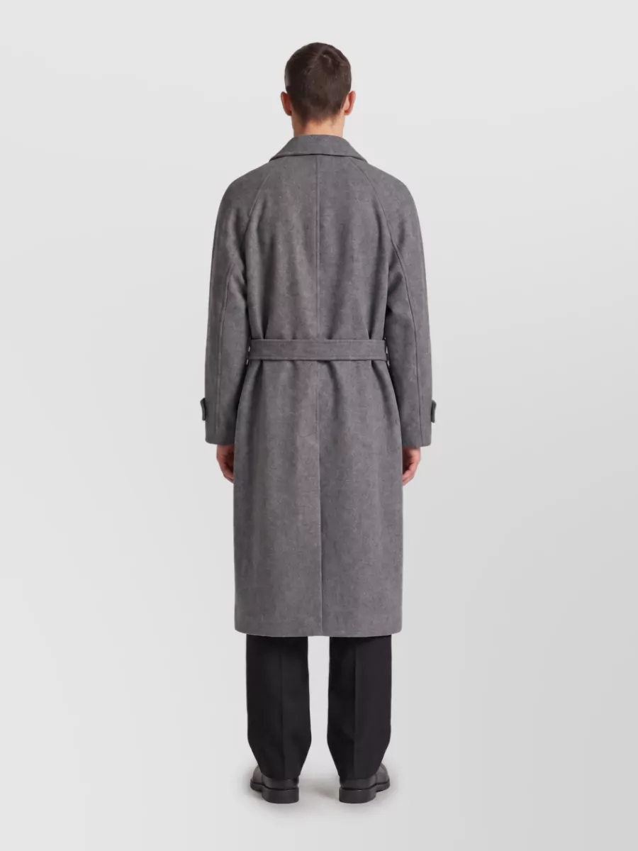 Dunst Wool And Cashmere Blend Single-Breasted Belted Coat