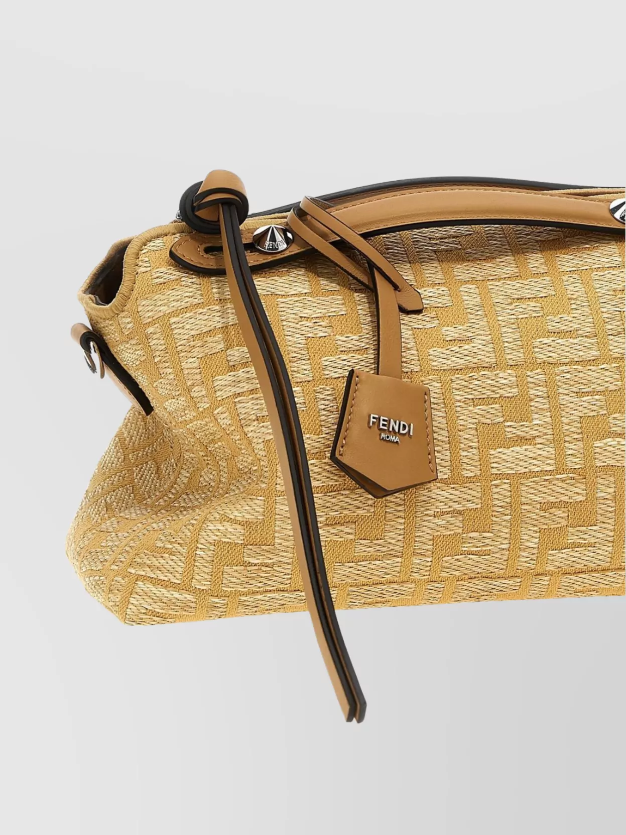 Fendi Soft Medium Tote Bag With Textured Pattern