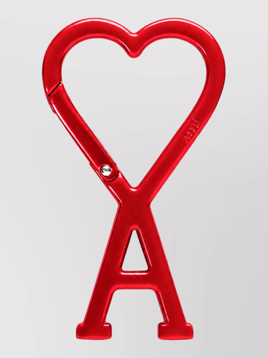 Ami Paris aluminium keyring