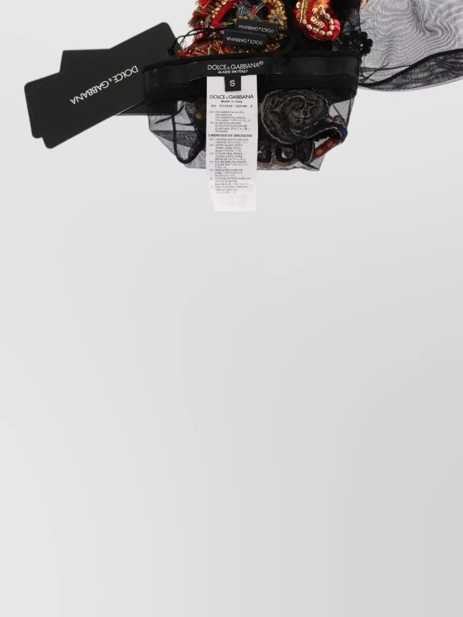 Dolce&Gabbana Crystal-Embellished Knee-High Socks