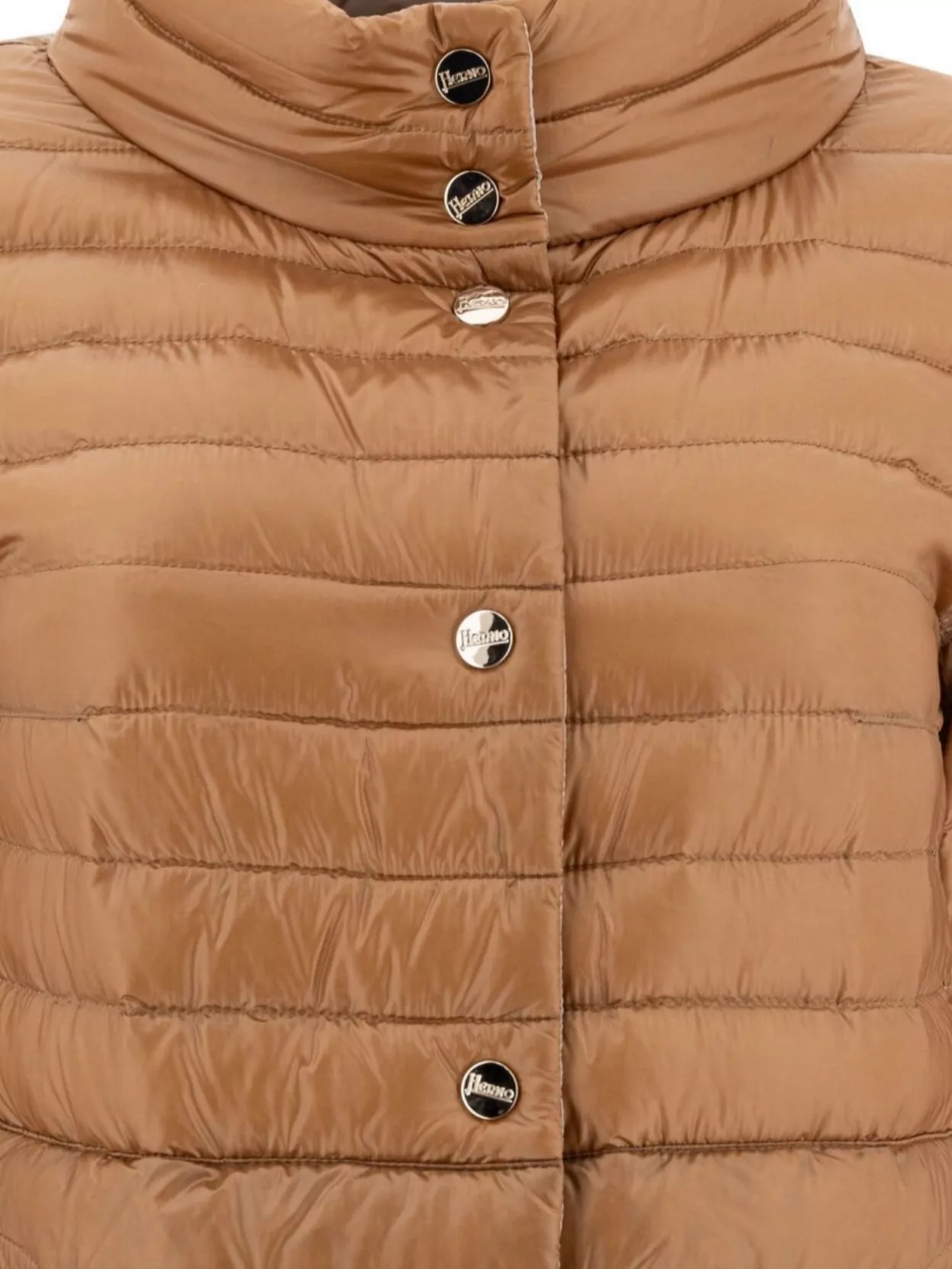 Herno Padded High Neck Quilted Texture Jackets