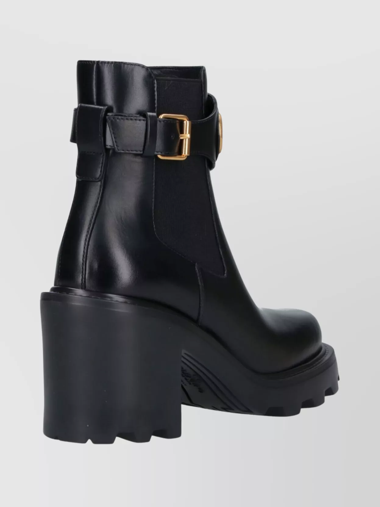 Valentino Garavani Stylish Chunky Heel Ankle Length Boots