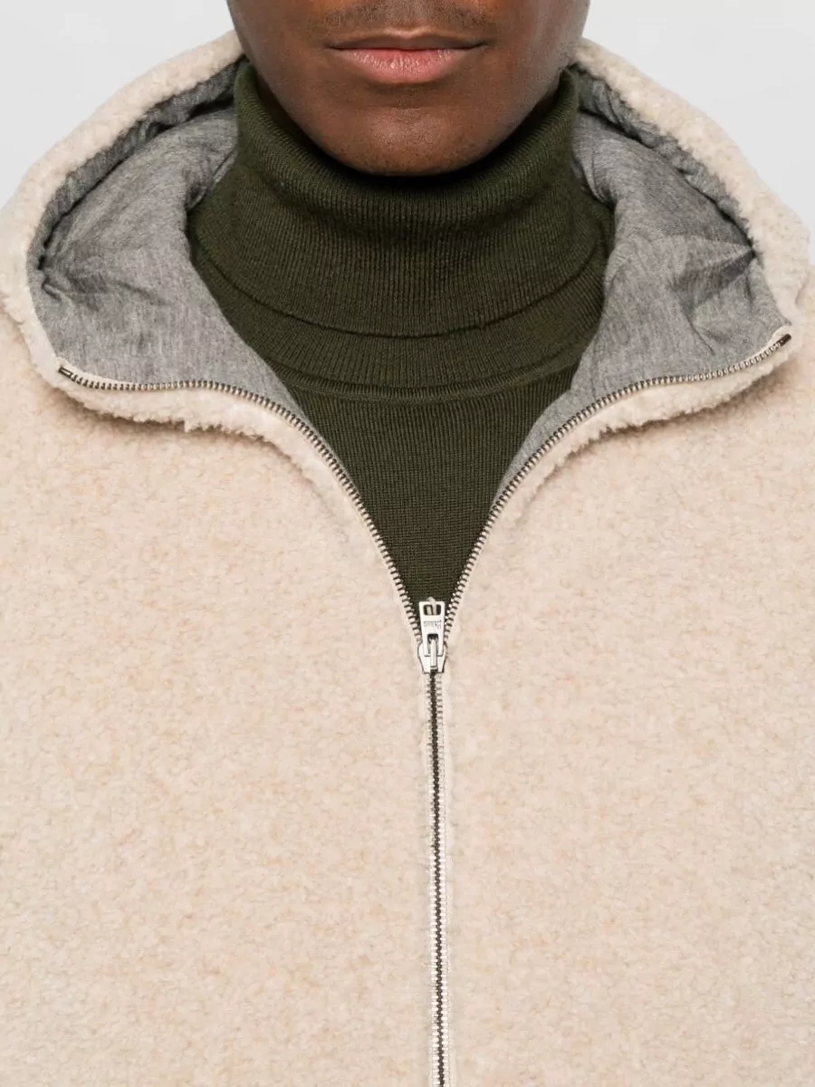 Herno Fleece Hooded Padded Jacket