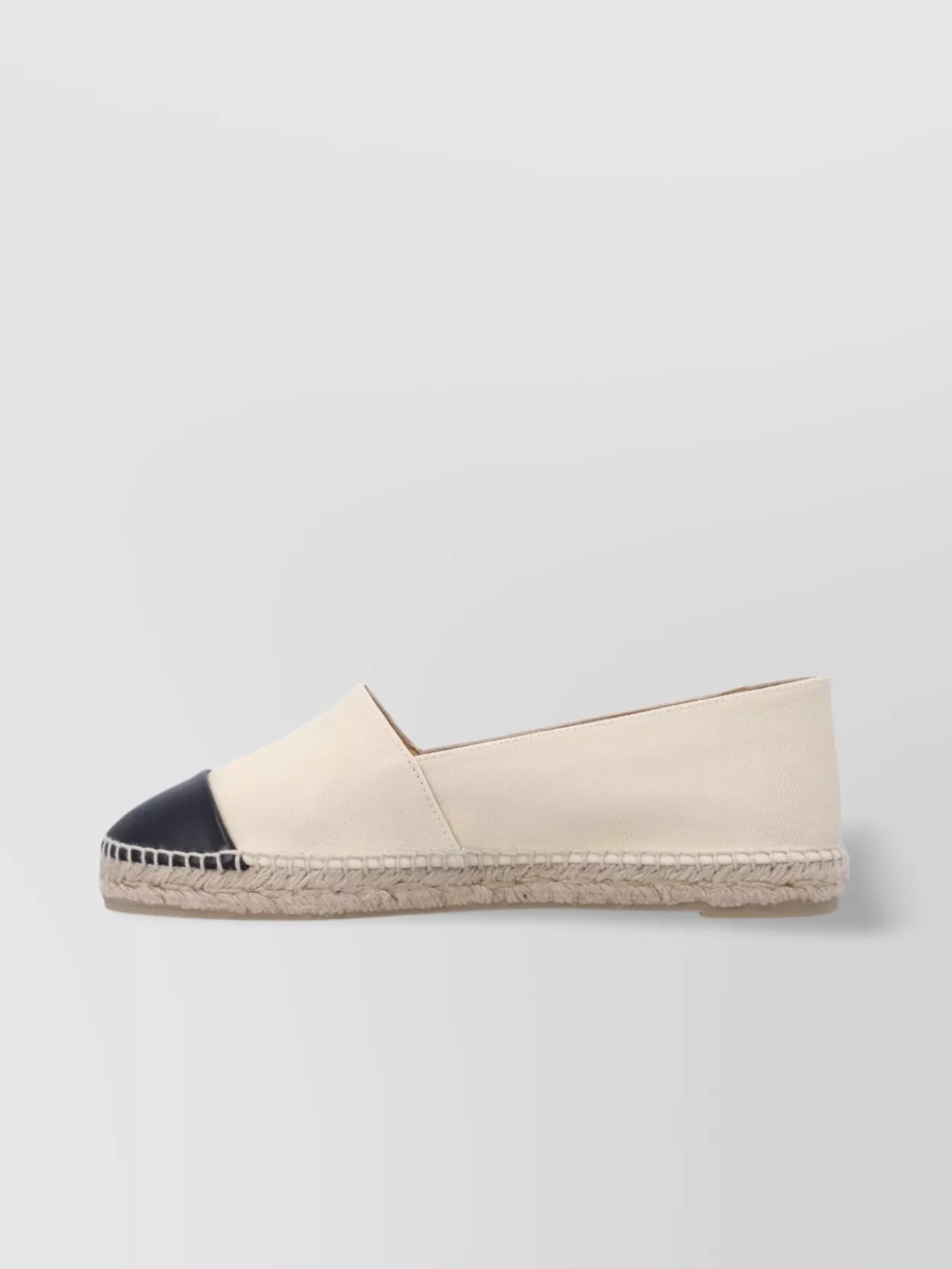 Shop Castaã±er Katty Round Toe Two-tone Espadrilles
