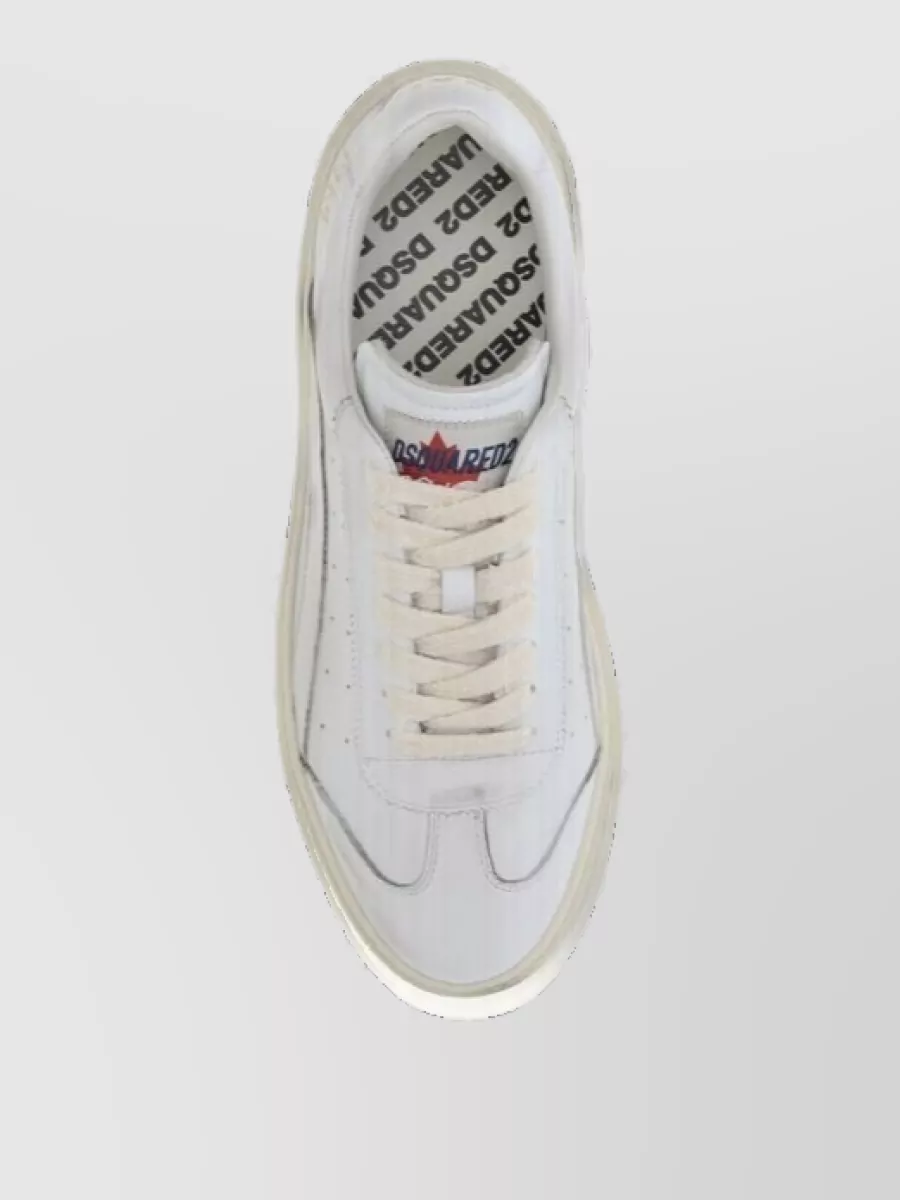Dsquared2 Calf Leather Low Top Sneakers