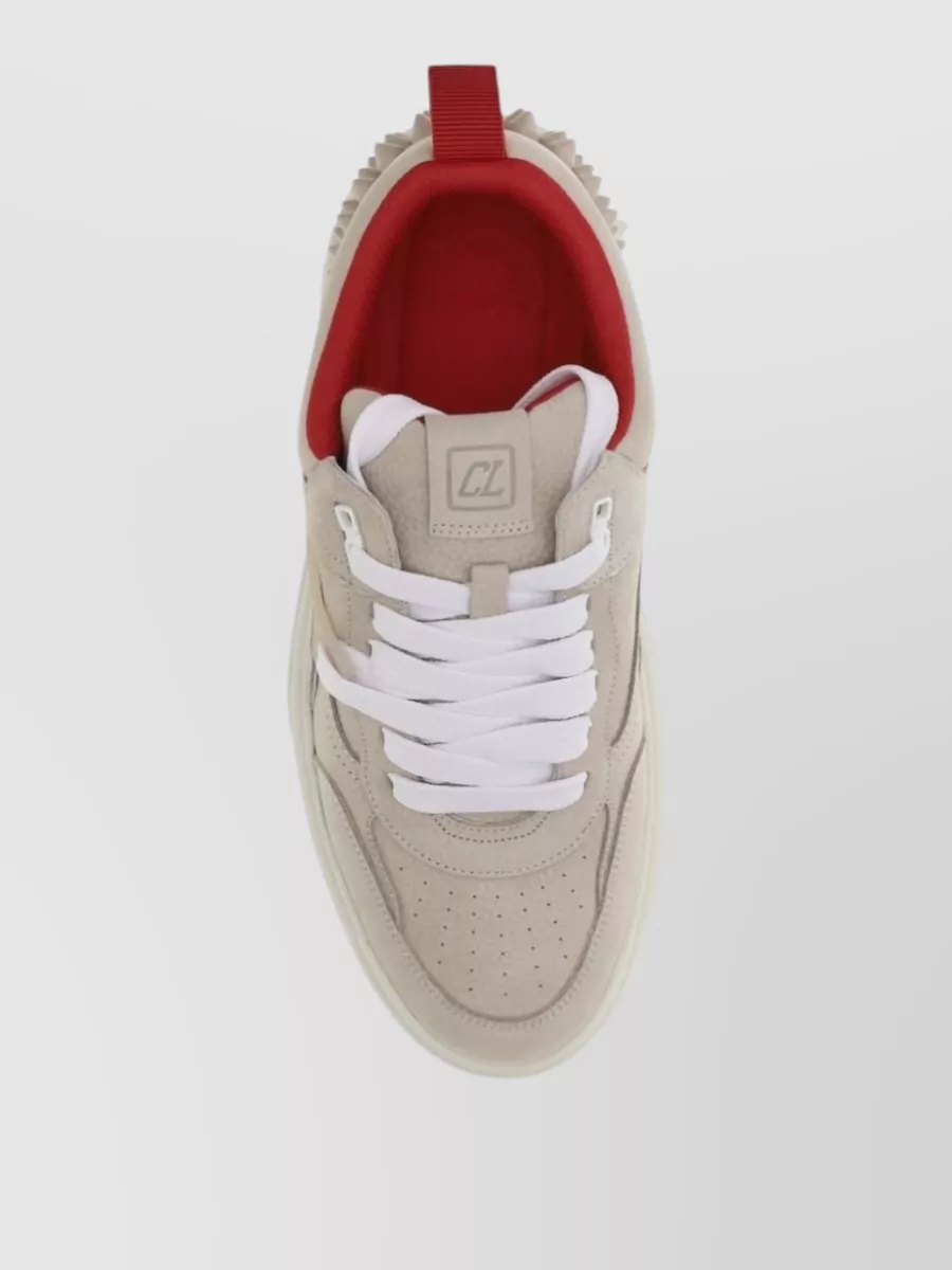 Christian Louboutin Leather Low-Top Sneakers