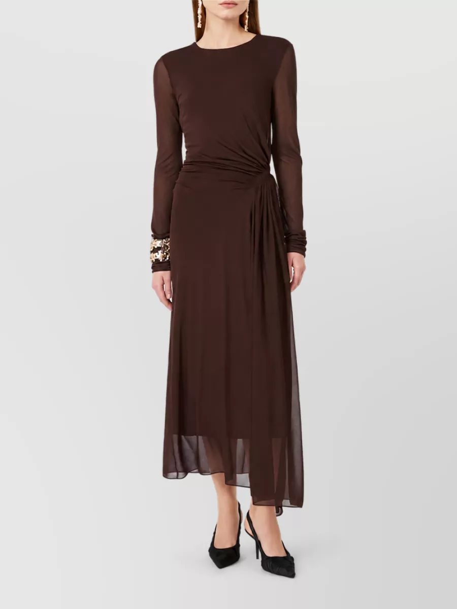 Max Mara Viscose Crepe Maxi Dress