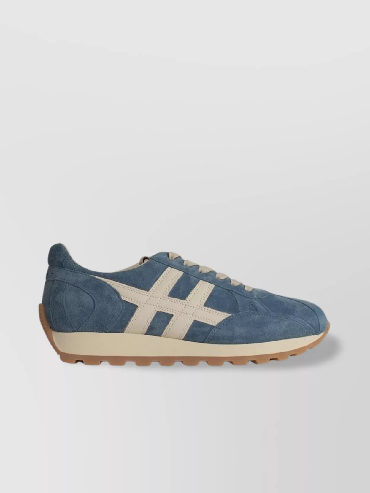 Hogan 'H673' Suede Sneakers Rubber Sole