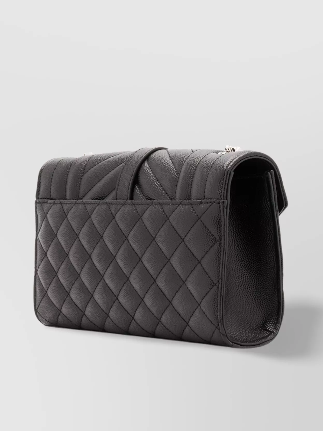 Saint Laurent Quilted Envelope Chain Shoulder Bag