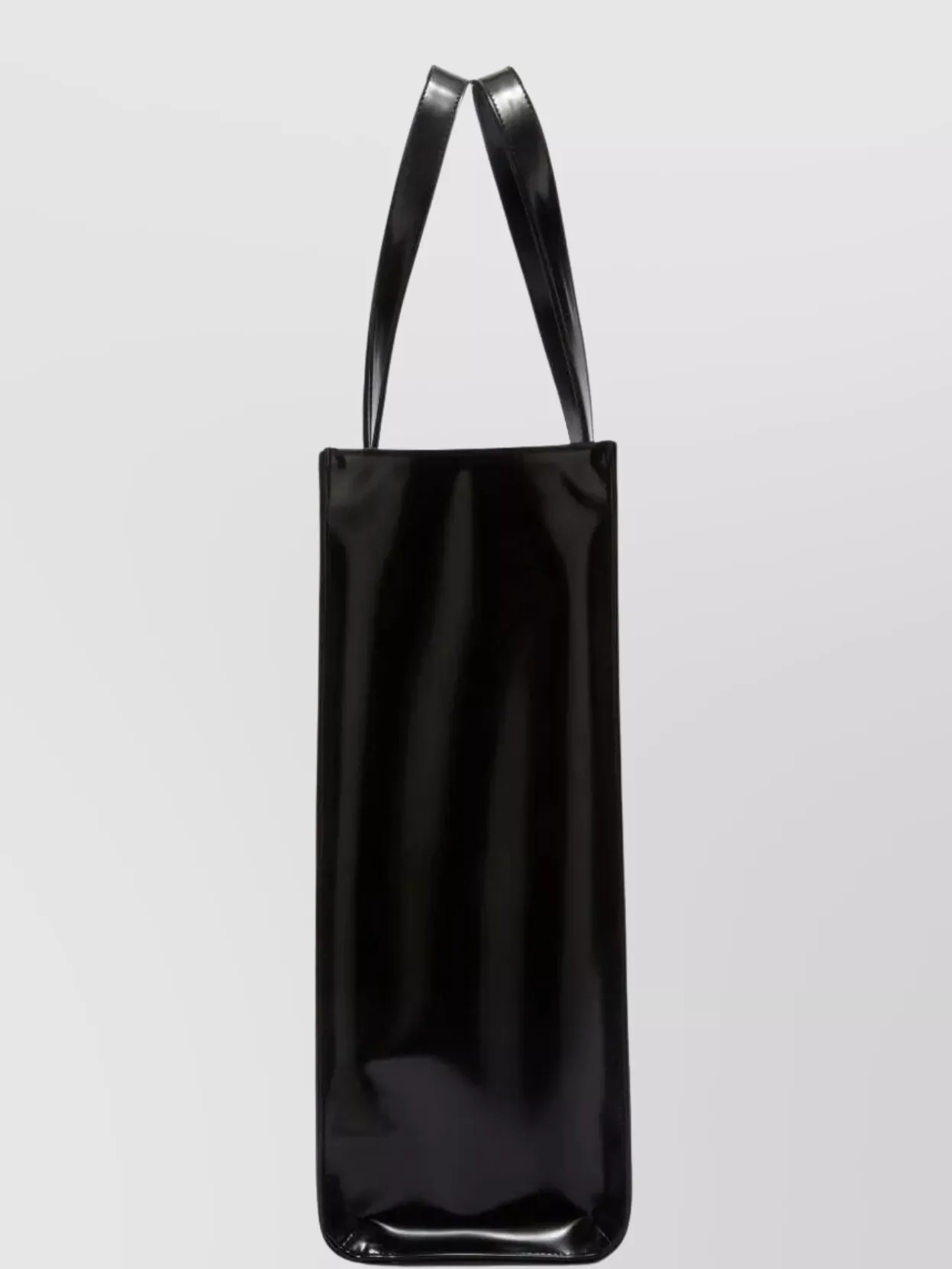 Palm Angels Glossy Logo Tote Flat Handles