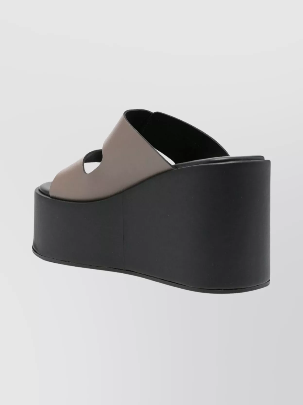 Coperni 100mm Double-strap Platform Sandals In Brown