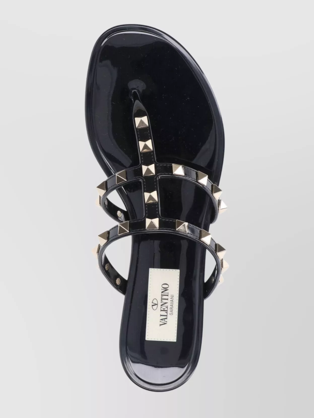 Valentino Stylish Sandals Featuring Studded Open Toe In Black