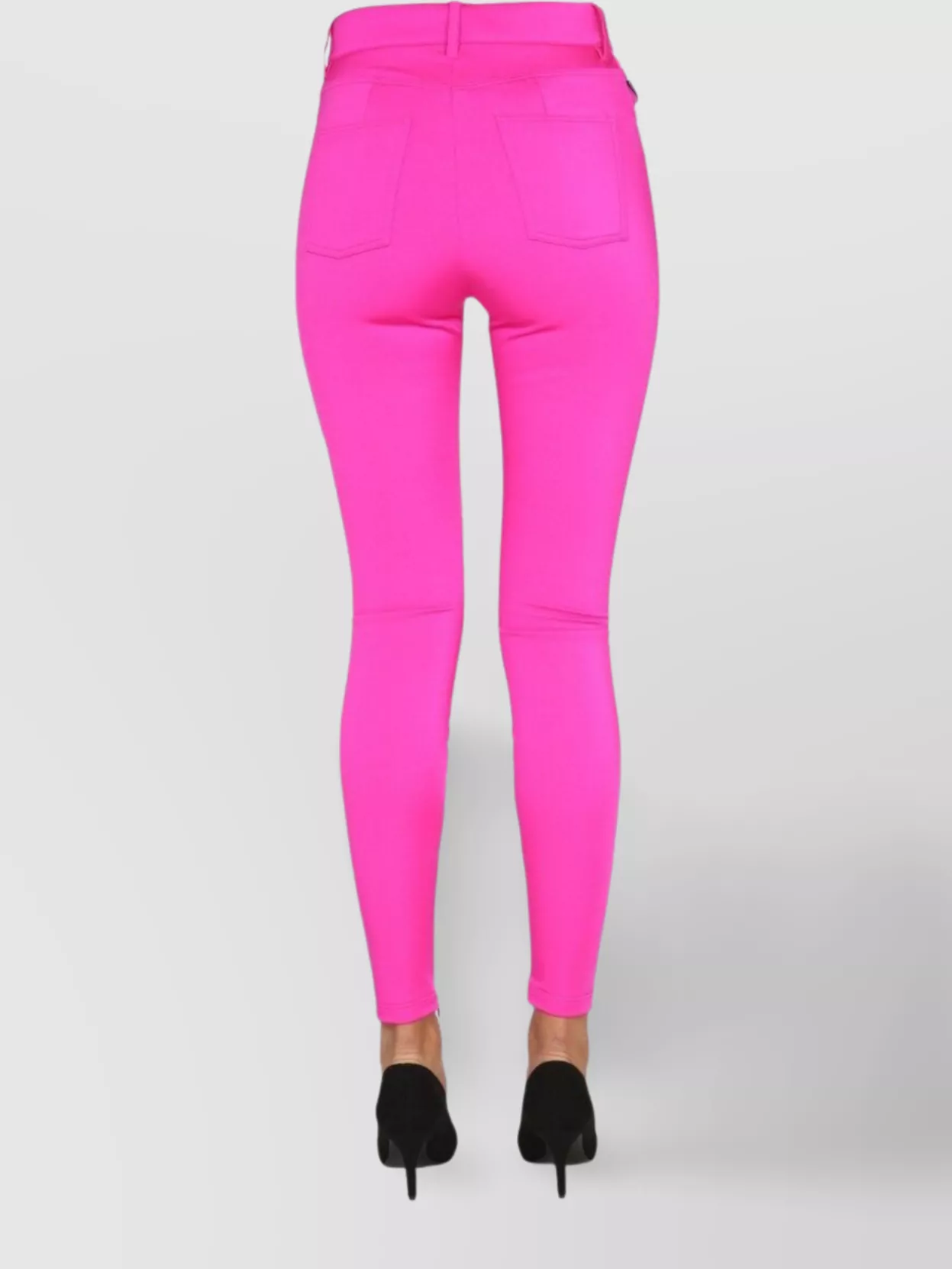 Balenciaga High Waist Skinny Trousers Pockets