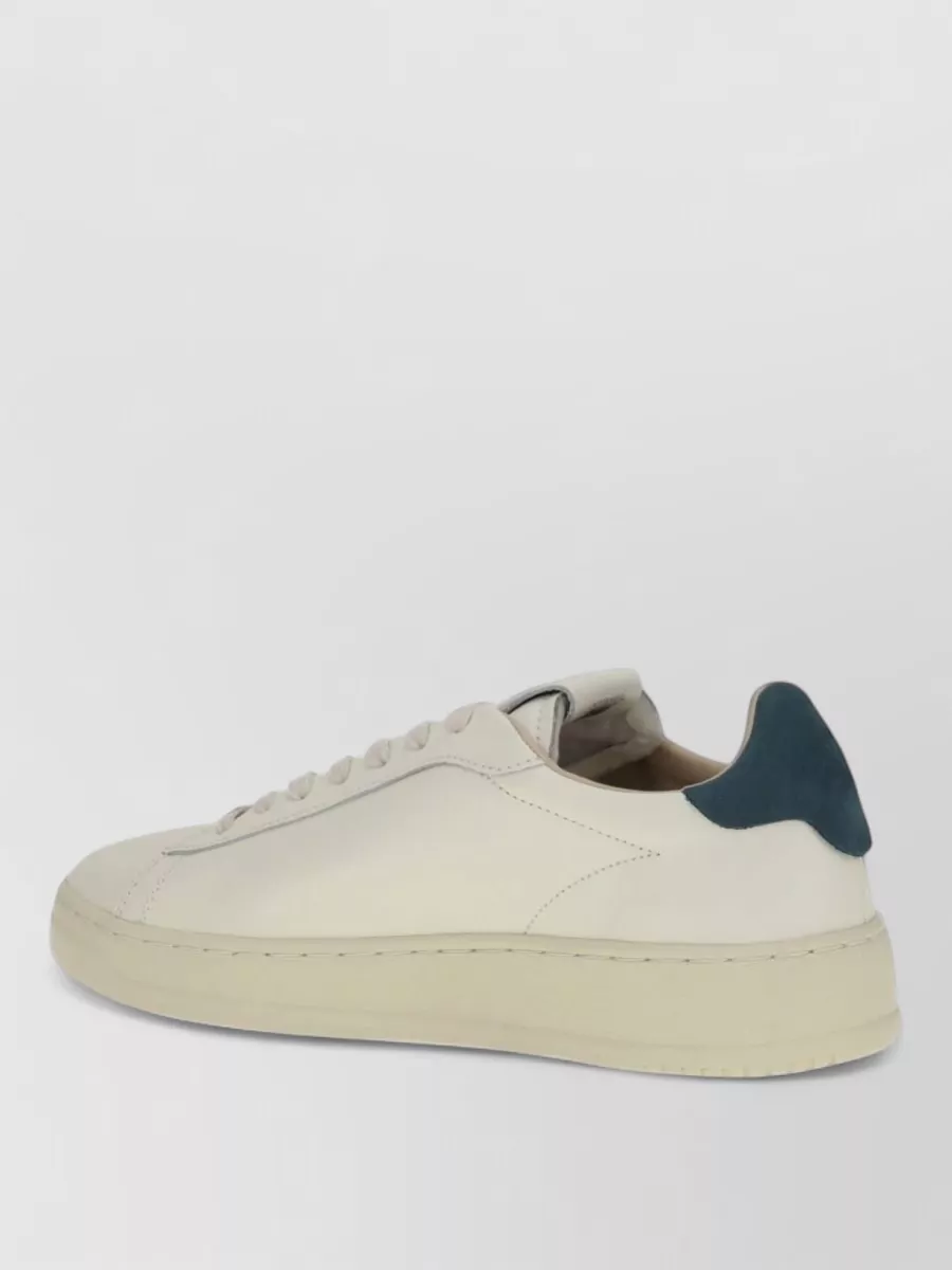Autry Leather Low-Top Lace-Up Sneakers